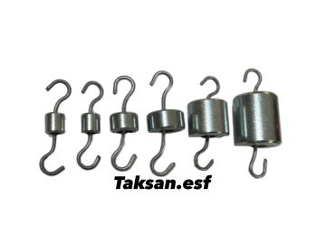 وزنه های قلابدار ۶عددی 