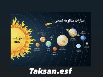 پوستر منظومه شمسی